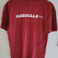 Harvulla Short Sleeve T-Shirt (Cardinal shirt w/ White Ink)