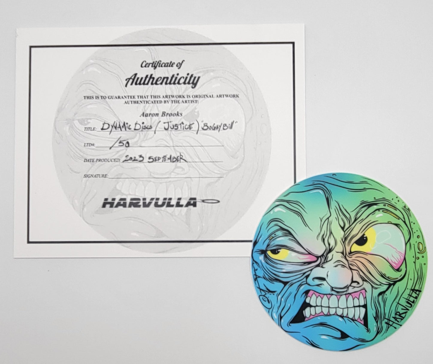 "Bogey BIll" (Dynamic Discs Justice)*LE 50*