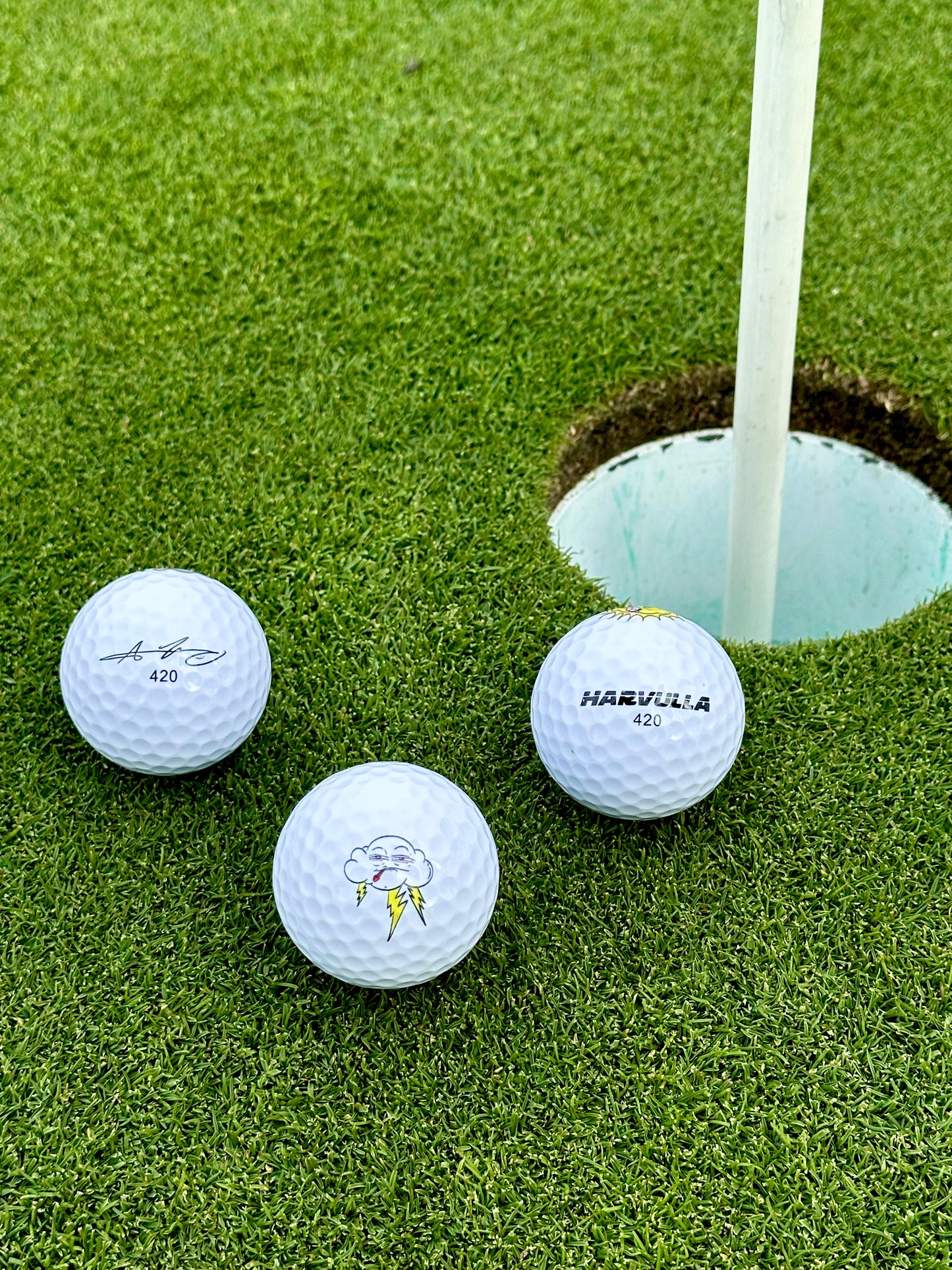 "The Golf Trip" Harvulla x Aaron Brooks Custom Golf Ball Sleeve (3 Balls)