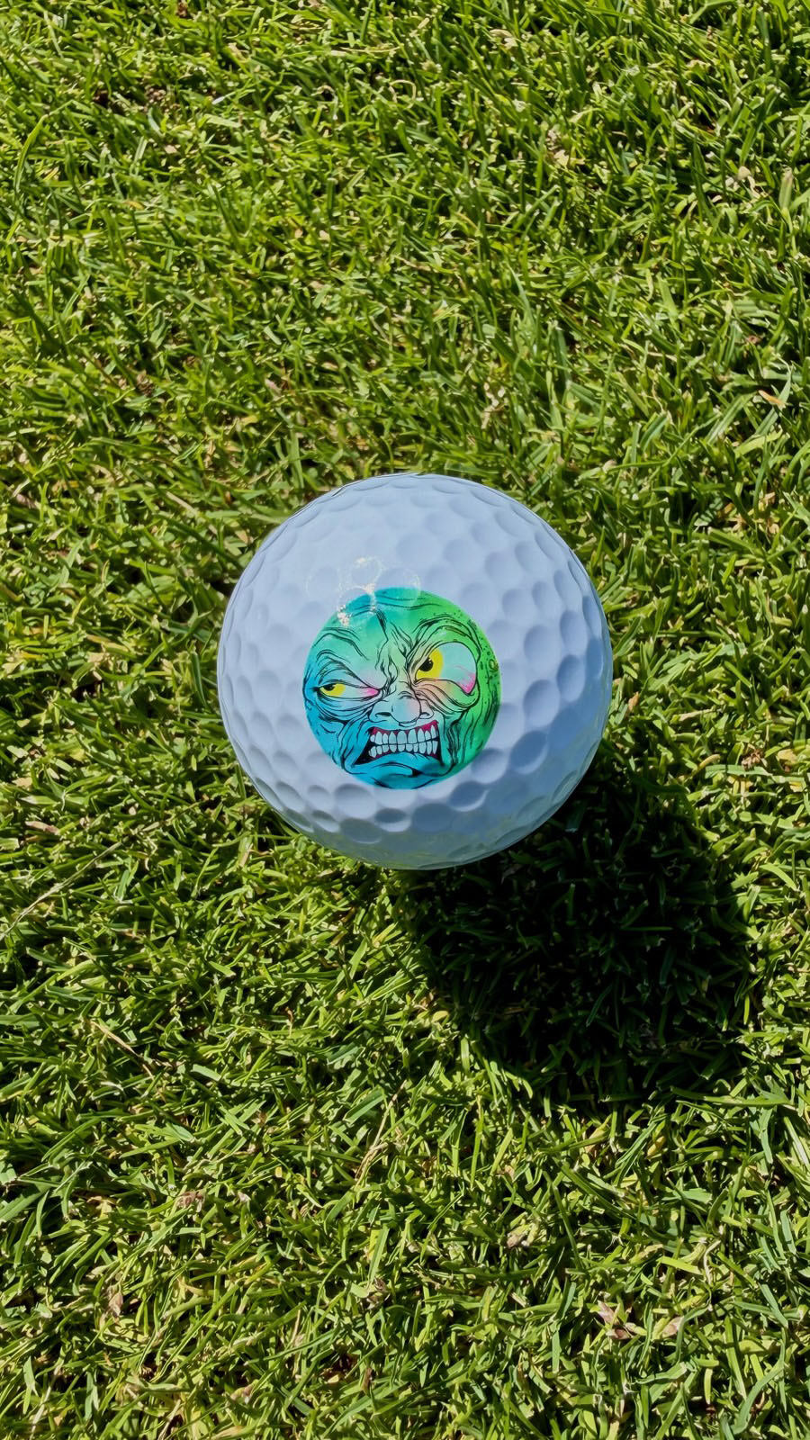 "Faces" Harvulla x Aaron Brooks Custom Golf Ball Sleeve (3 Balls)