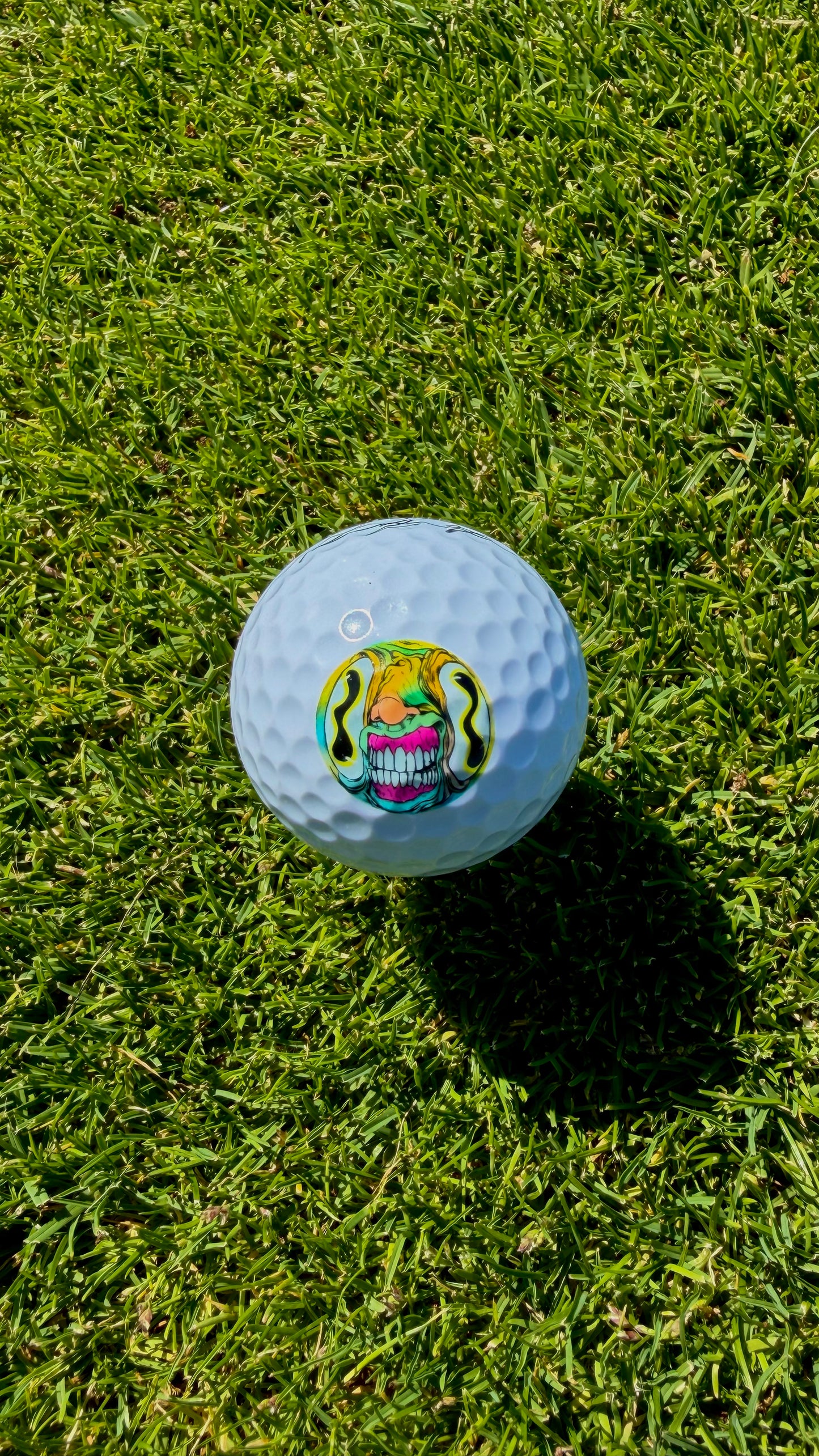 "Faces" Harvulla x Aaron Brooks Custom Golf Ball Sleeve (3 Balls)