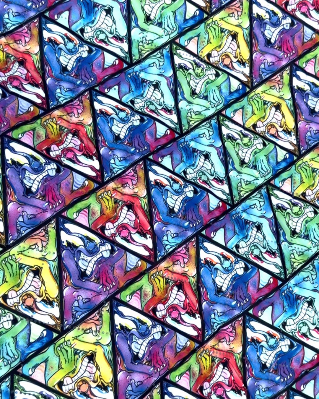 Harvulla x Aaron Brooks Rage Rug "Get In Where You Fit In" LE 150