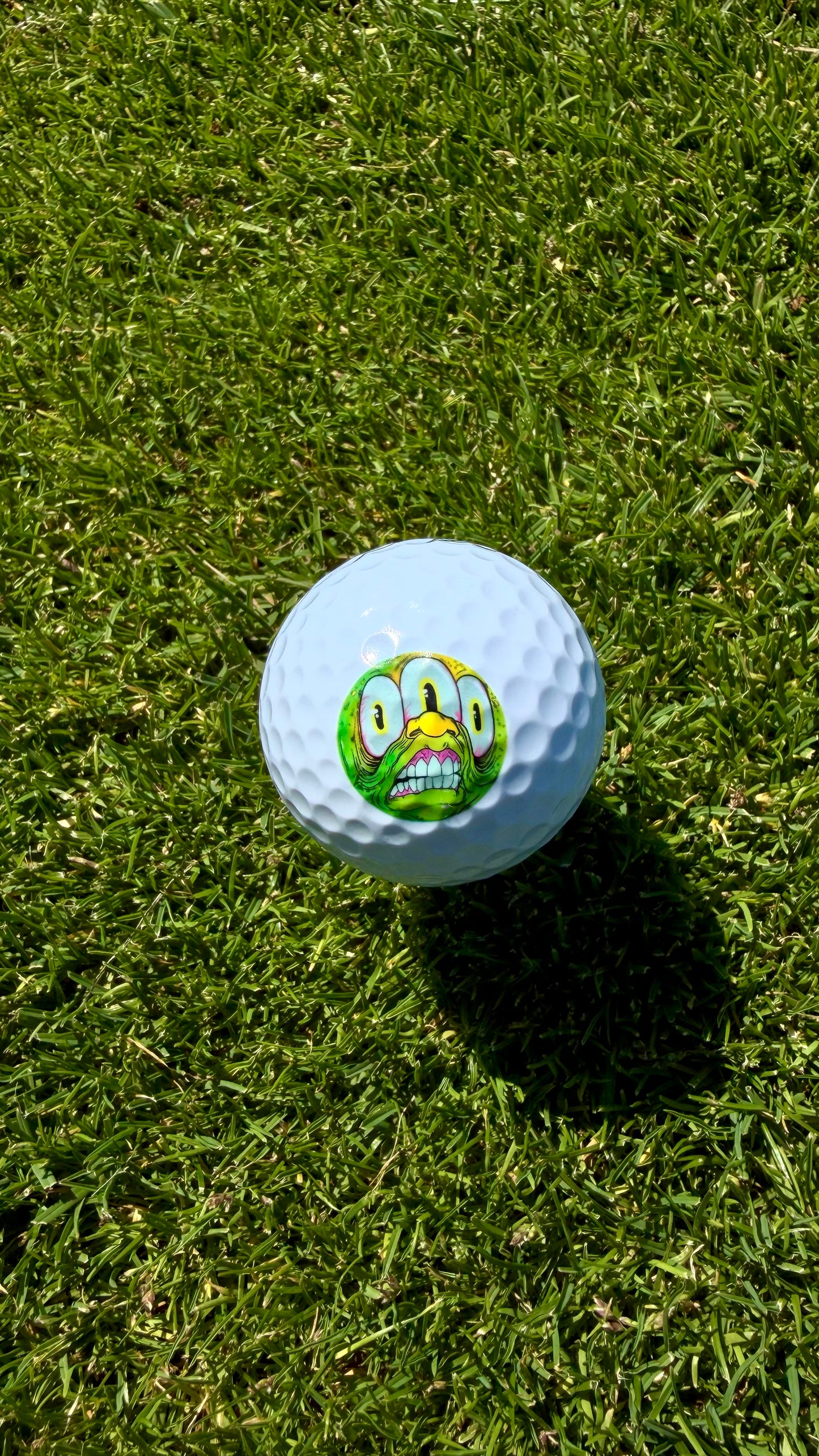 "Faces" Harvulla x Aaron Brooks Custom Golf Ball Sleeve (3 Balls)