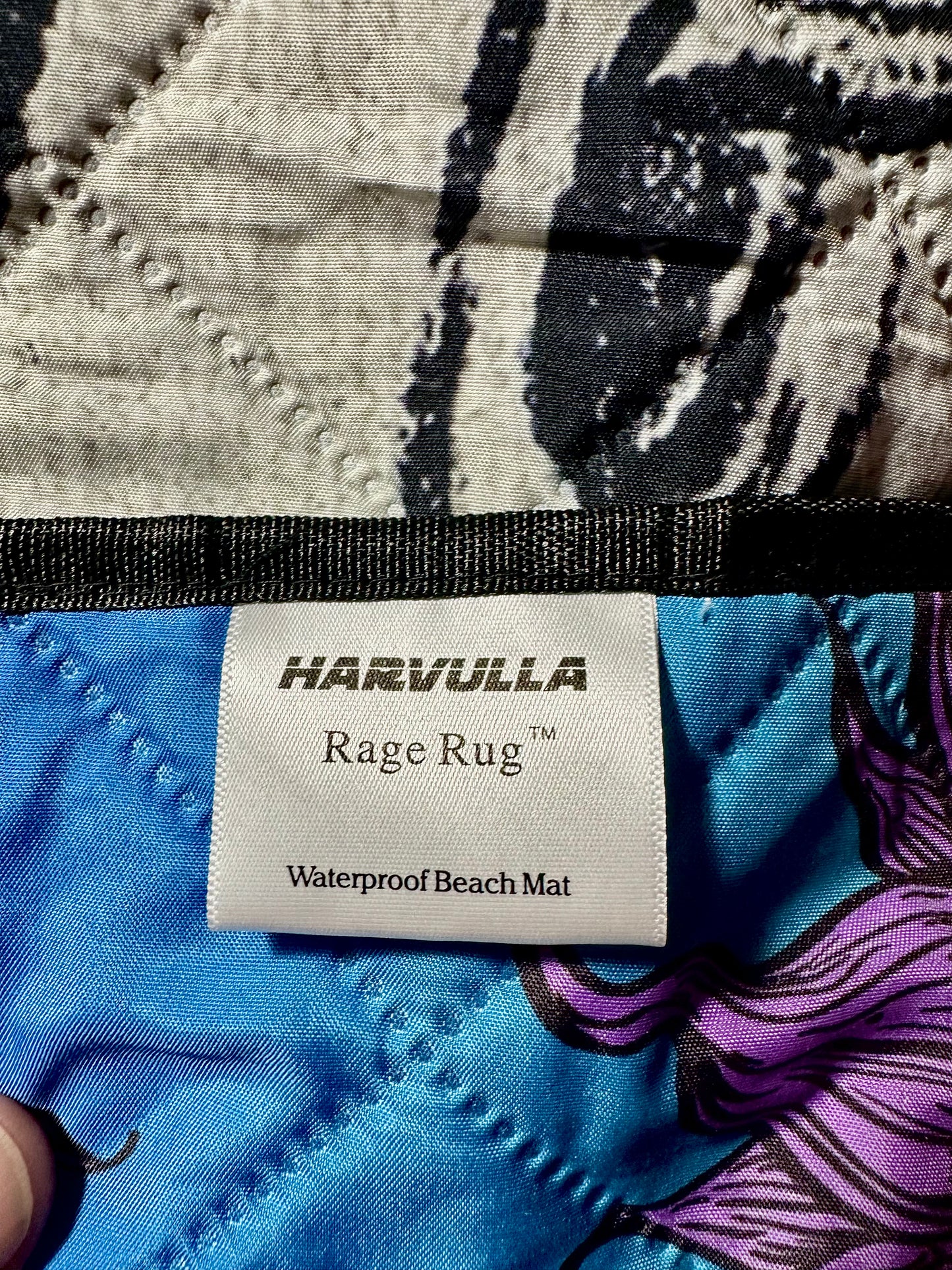 Harvulla x Aaron Brooks Rage Rug "Moon Flower"