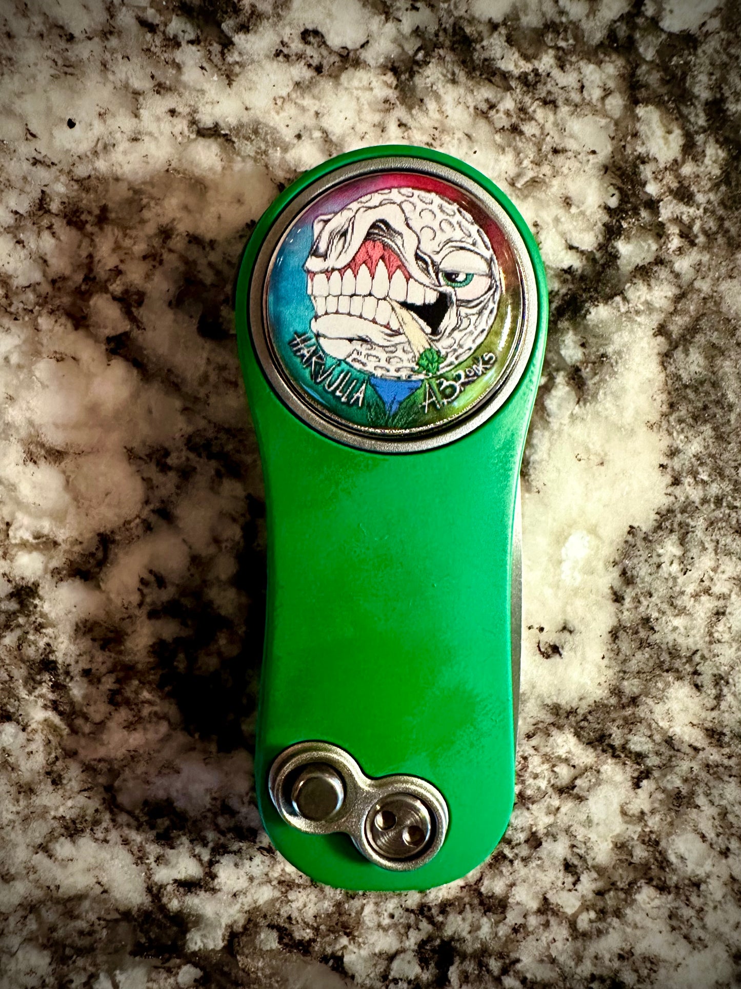 ABrooks X Harvulla PitchFix 3.0 (Switchblade style Divot tool & Removable Ball marker) LE 100